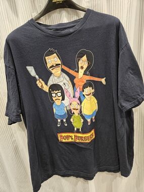 Bobs Burgers Family Black Teeshirt XXL